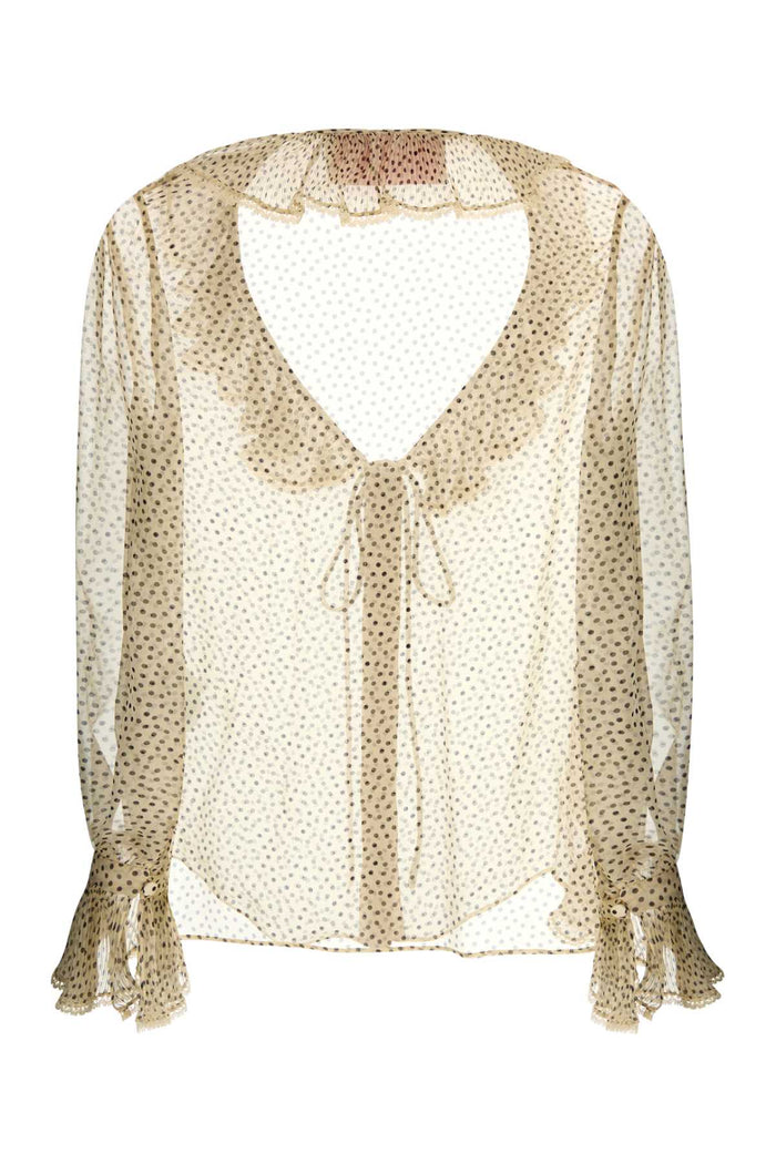 Printed Georgette Shirt Betullanero Exterior: Silk Camicie