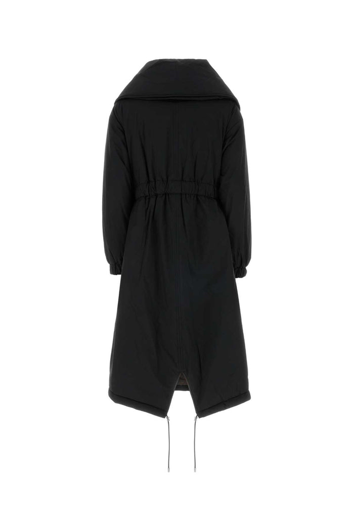 Black Polyester Eneida Down Jacket Nero Piumini