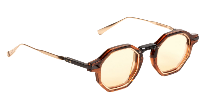 Climax 04 - C1 Crystal Brown Light Gold Lens Nd Acetate Sunglasses