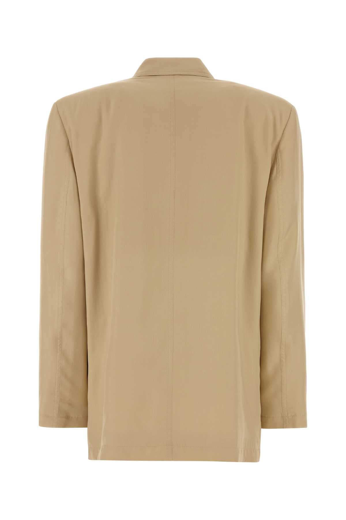 Creme Exterior: Silk Lining: Giacche E Gilet