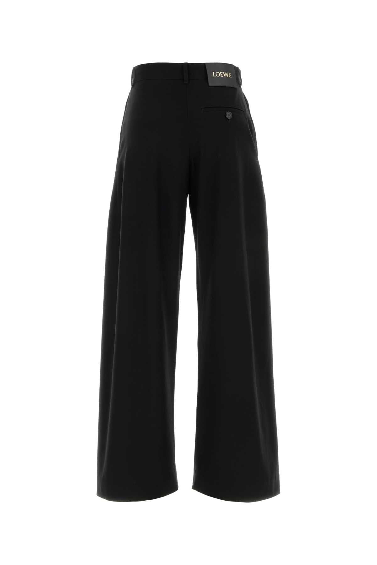 S359y04xi3 Black Exterior: Wool Pantaloni