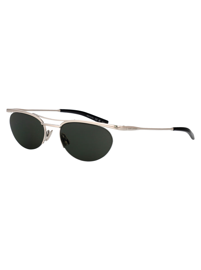 Sl 862 Silver-silver-grey Metal Sunglasses