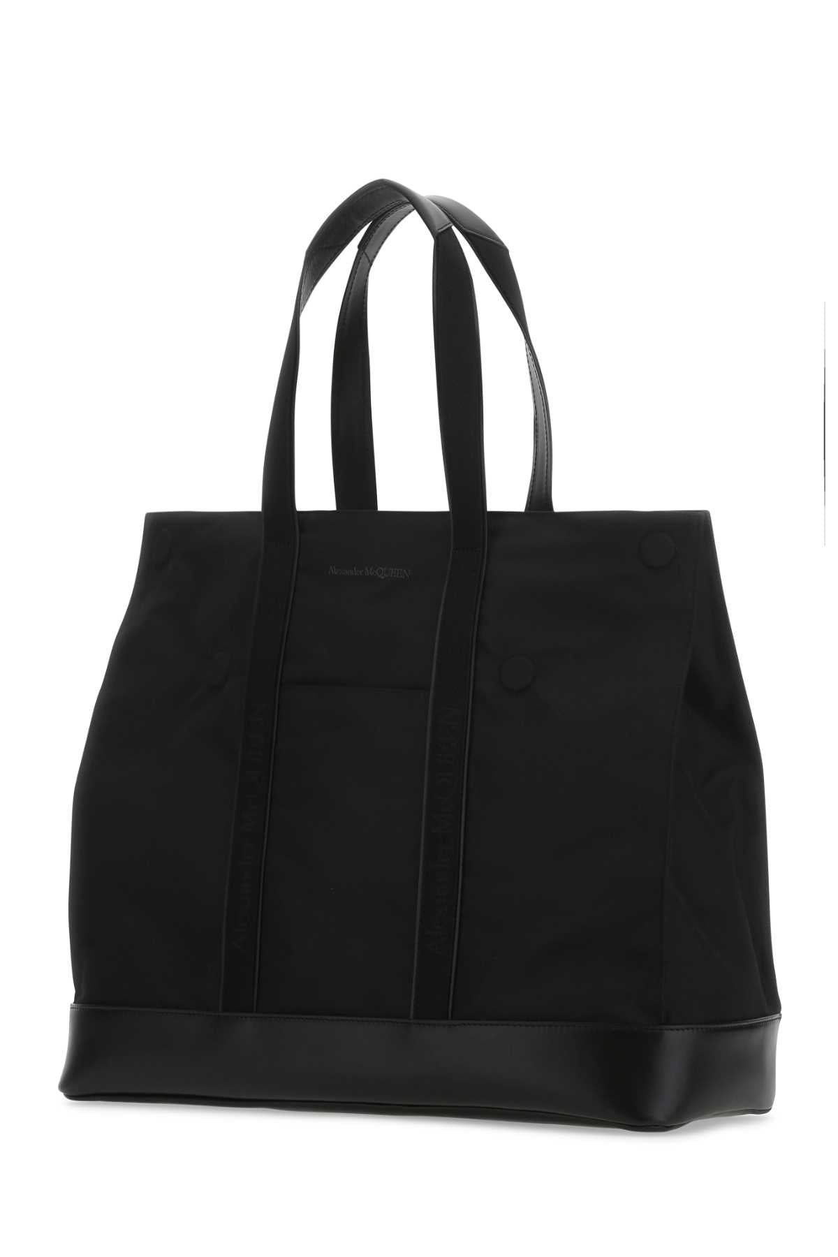 Black Fabric Shopping Bag 1000 Borse A Mano