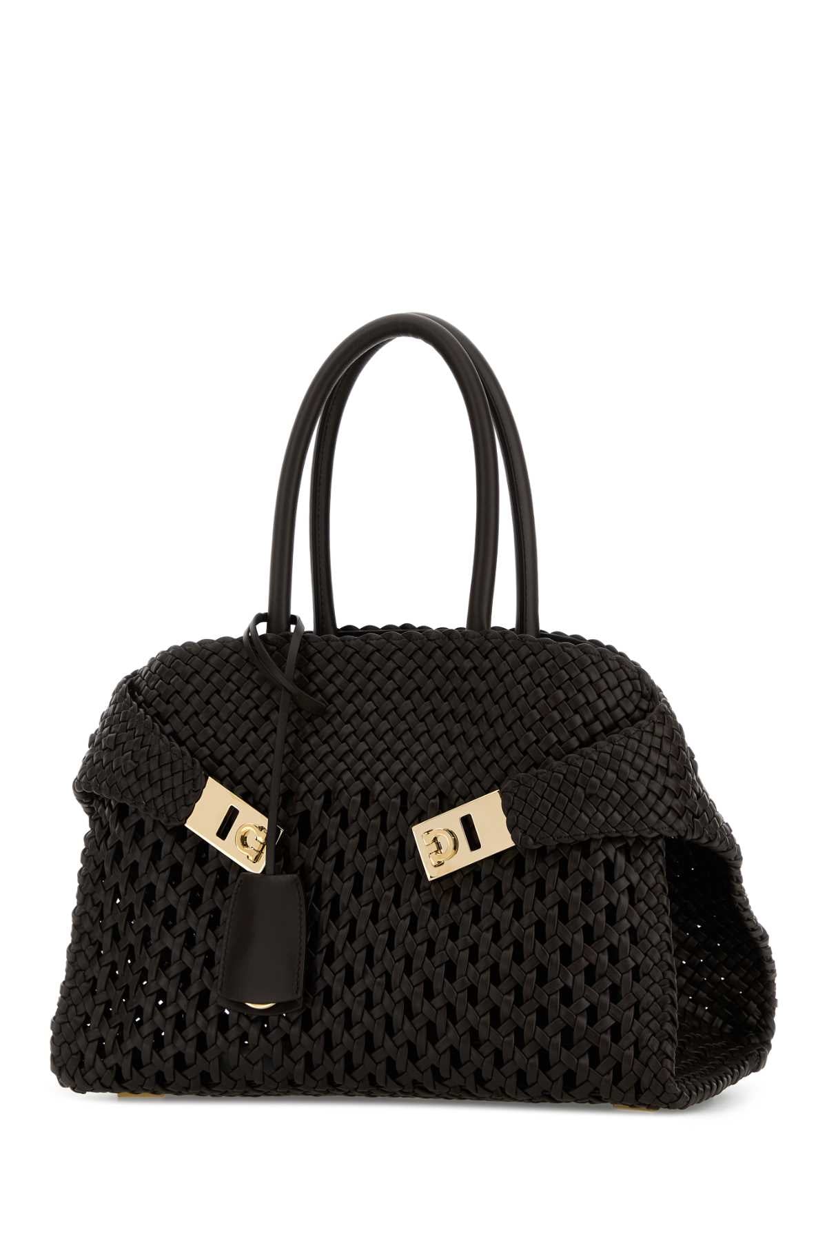 Dark Brown Leather Hug Handbag Testadimoro Borse A Mano