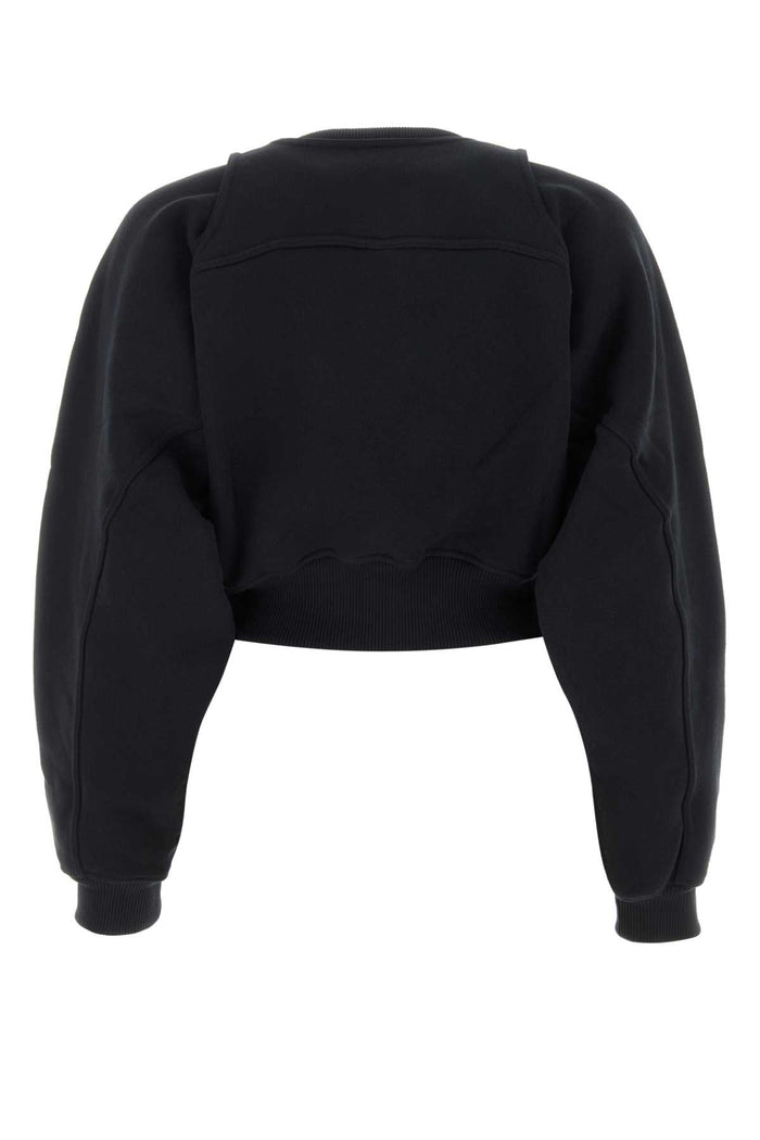 Owba071f23jer001 1001 Blackwhit Exterior: Cotton Felpe