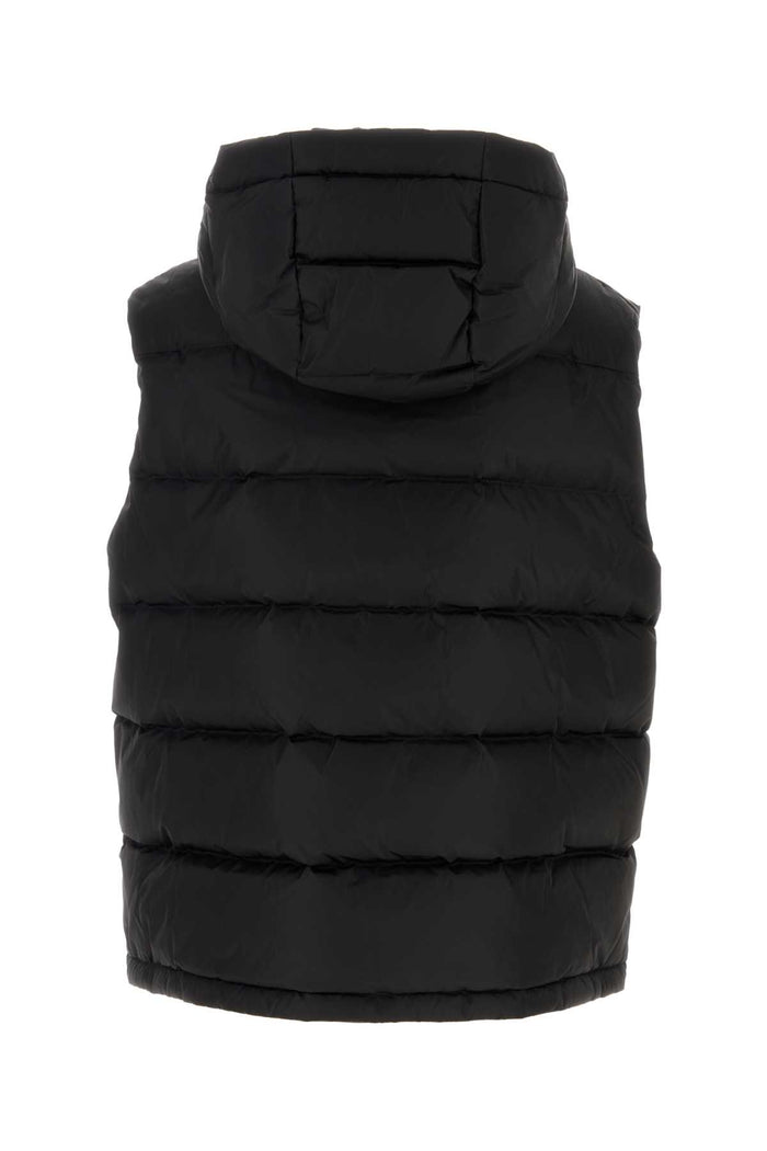 Black Nylon Vest Nero Piumini