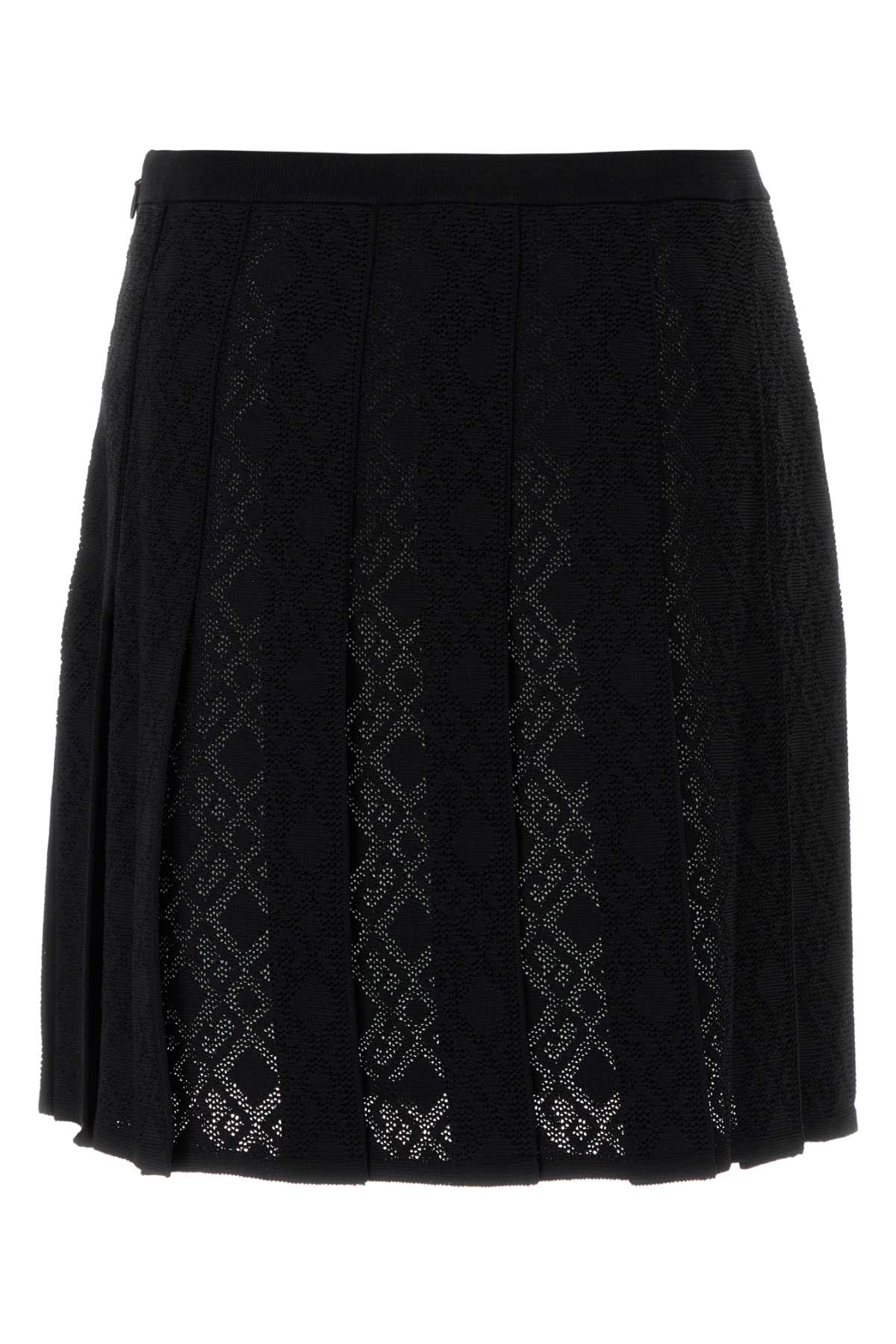 Black Viscose Blend Skirt Gonne