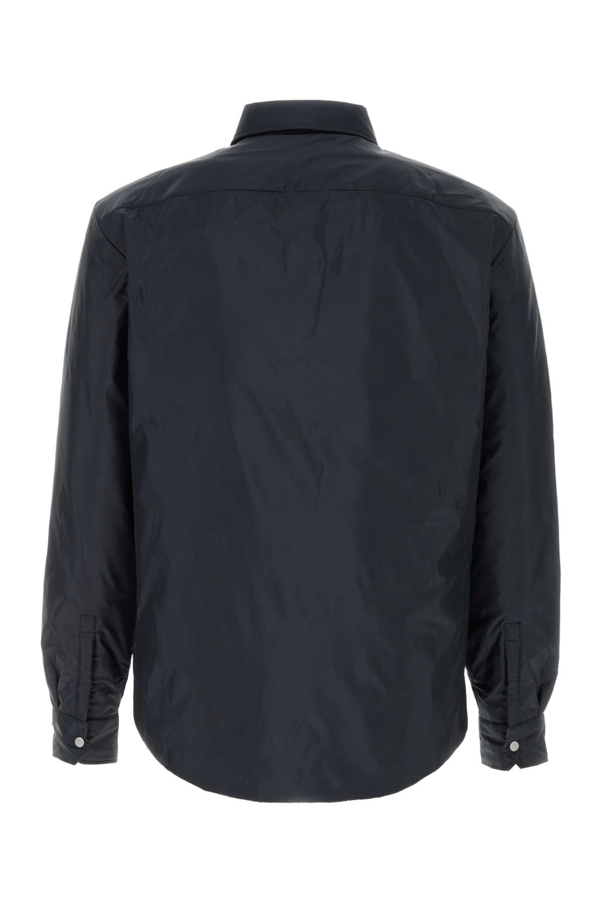 Midnight Blue Polyester Luke Shirt Darkblue Camicie