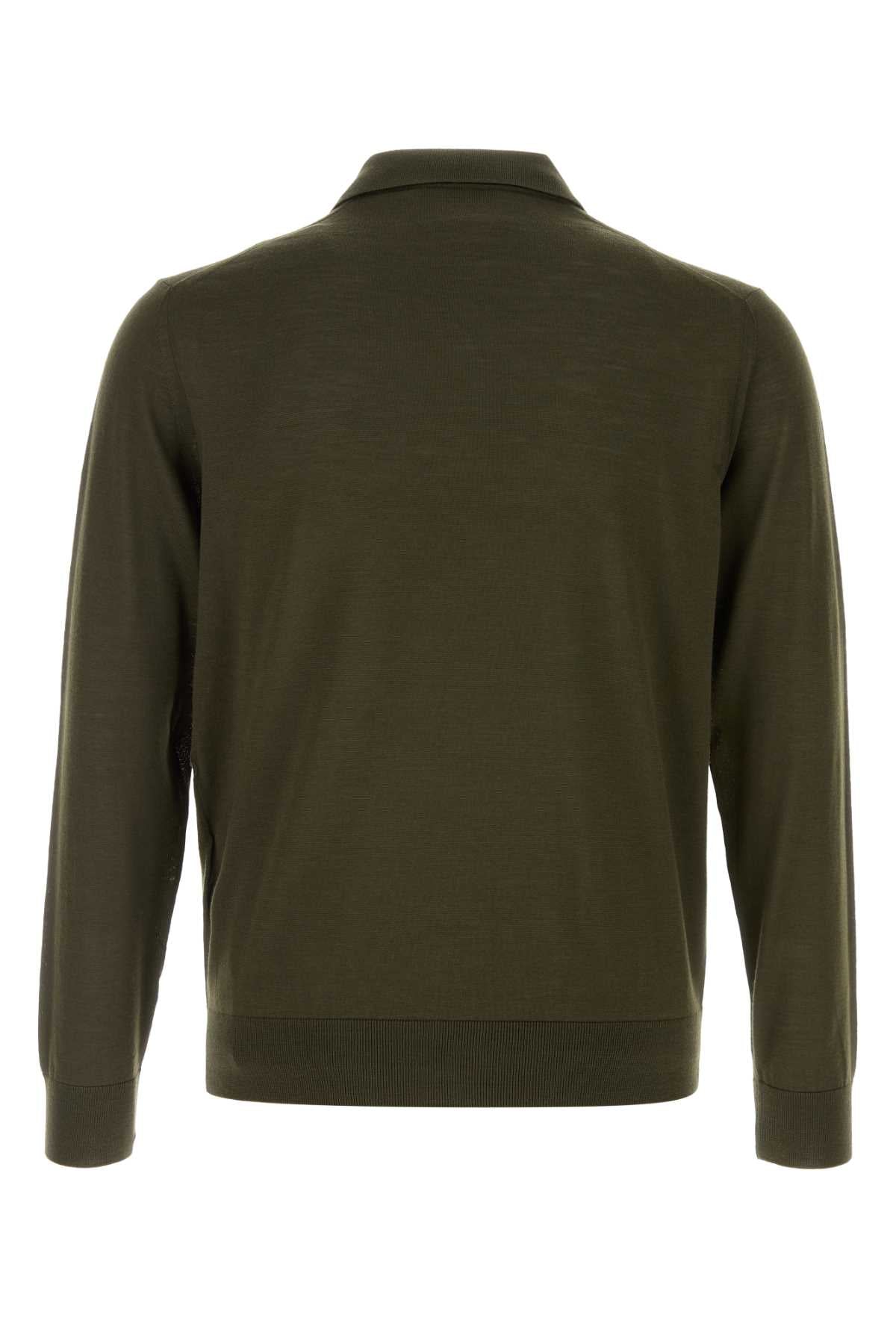 Militare Exterior: Virgin Wool Polo
