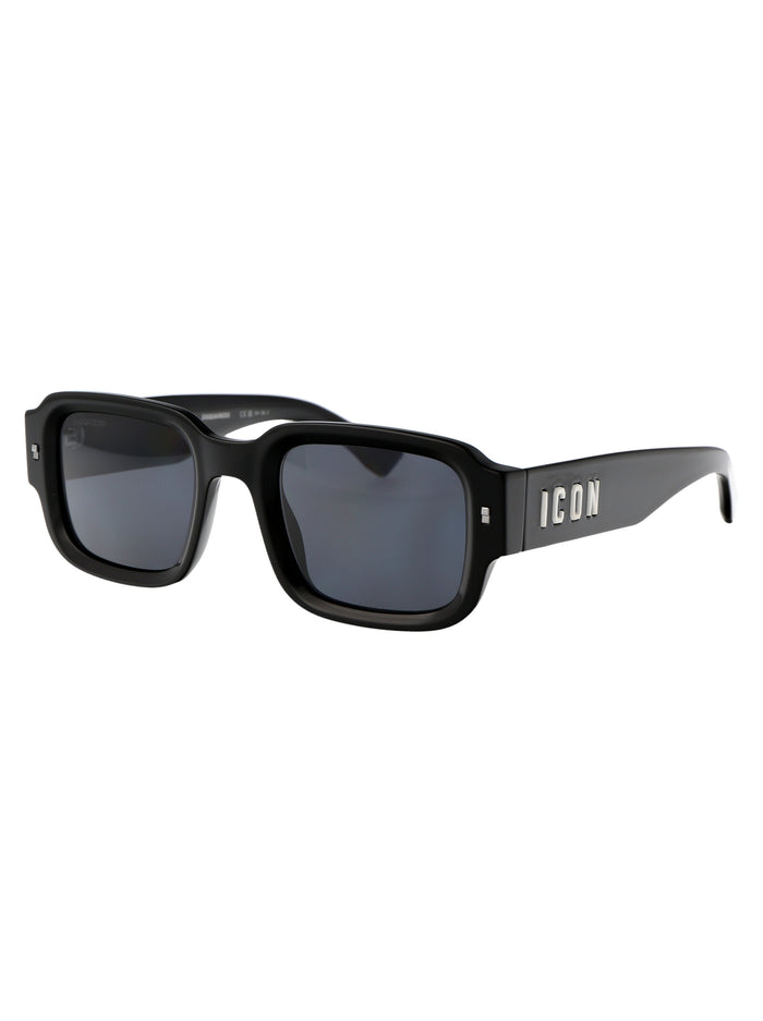 Icon 0009-S 807 Black Acetate Sunglasses