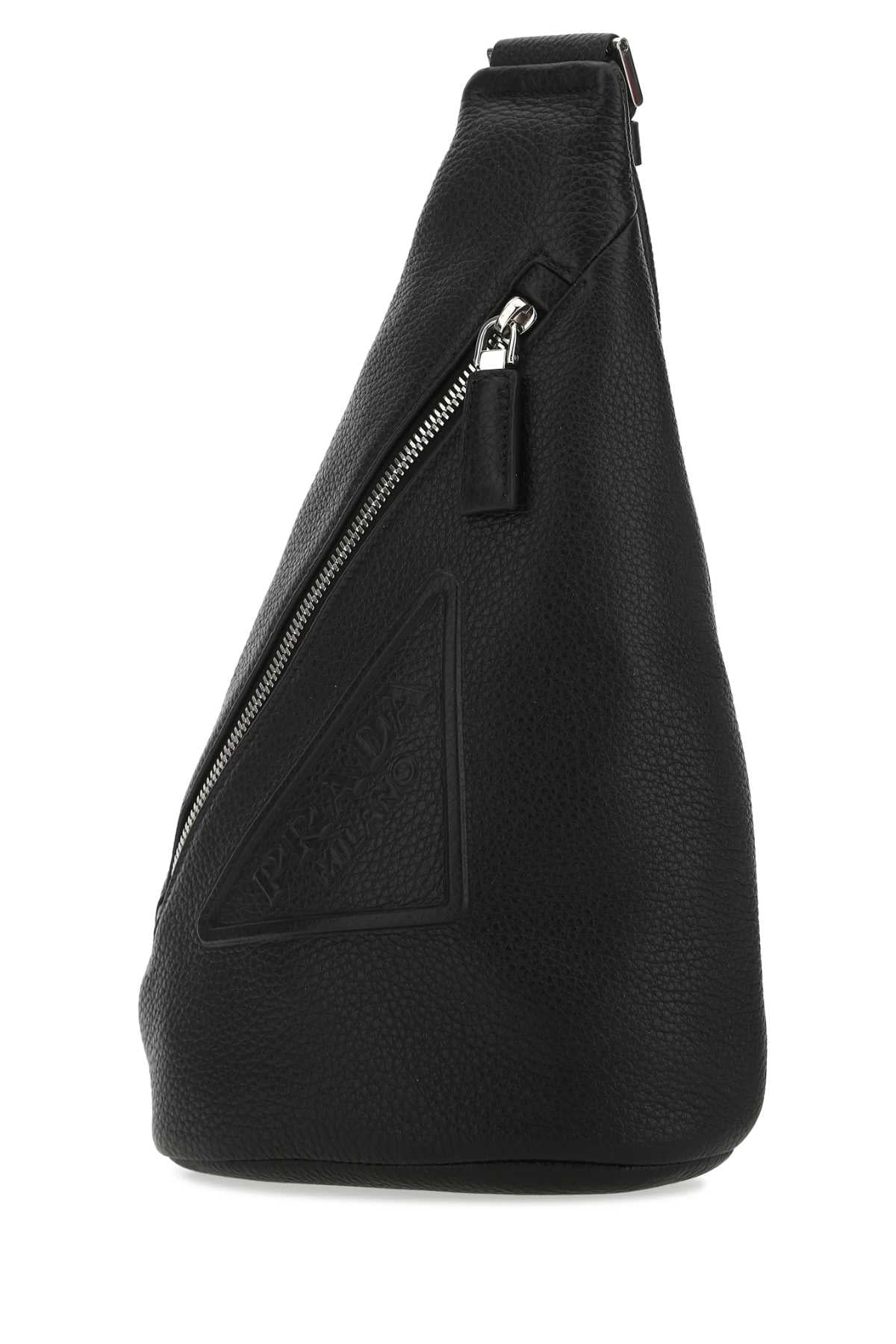 Black Leather Backpack F0002 Vitello Zaini