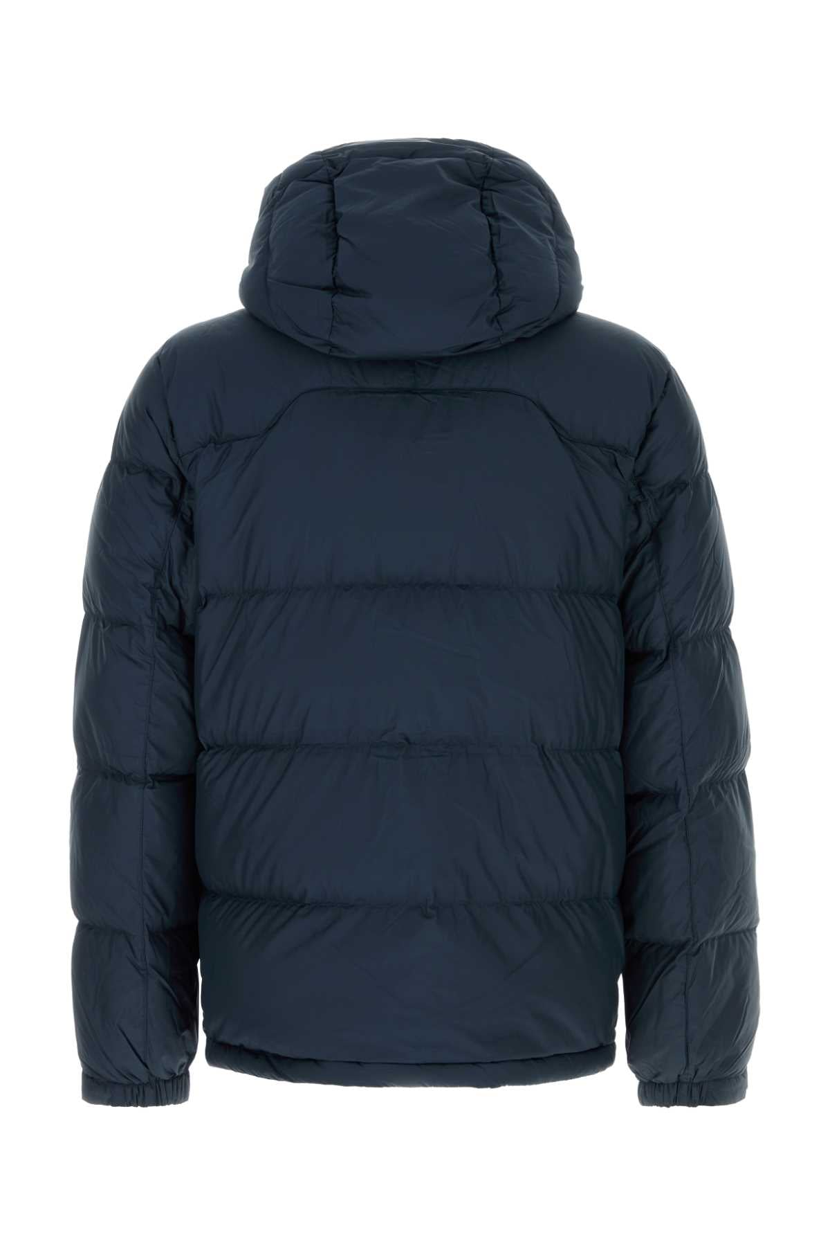 Navy Blue Polyester Down Jacket Collectionnavy Piumini