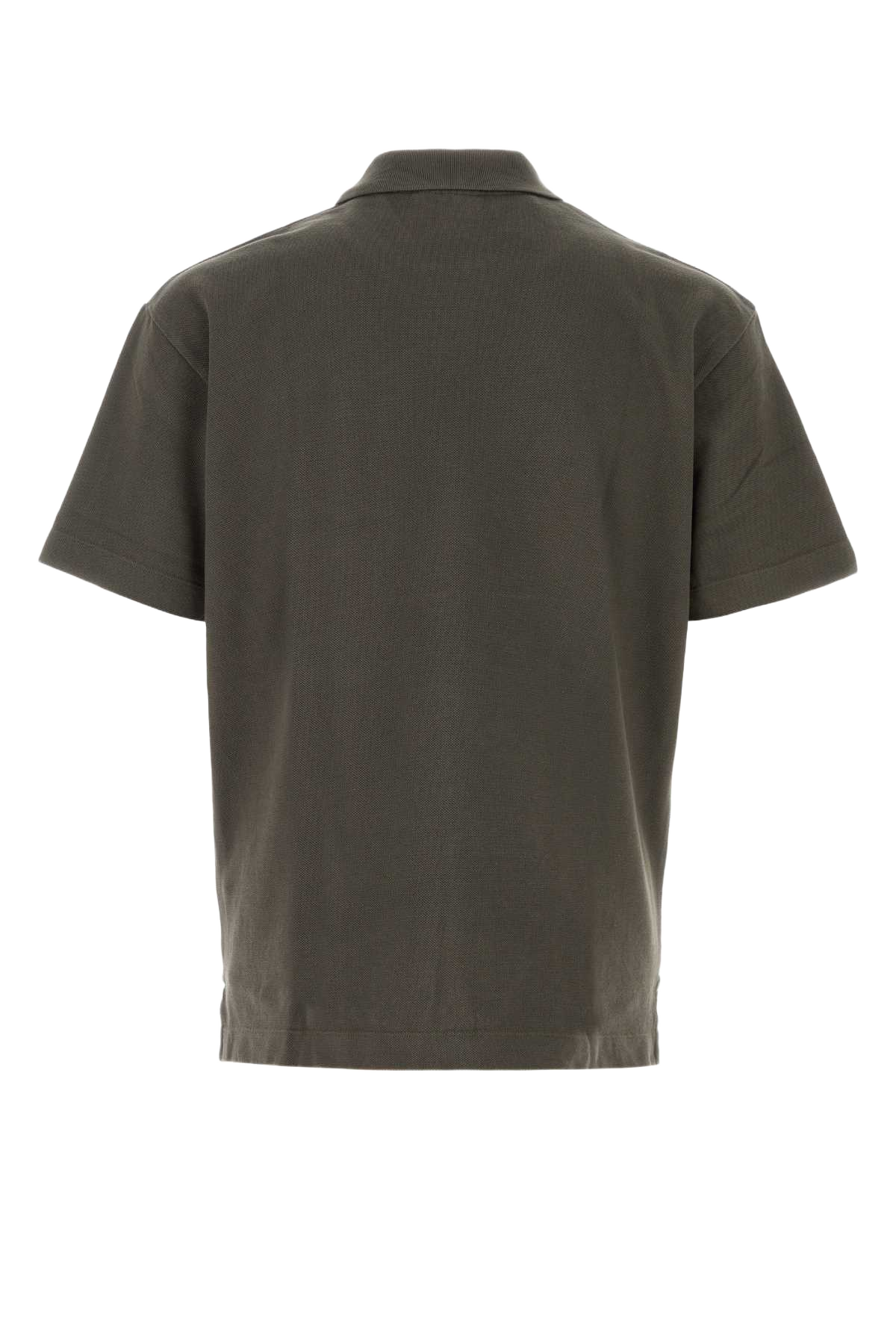Mid Piquet Polo Shirt Beluga Exterior: Cotton