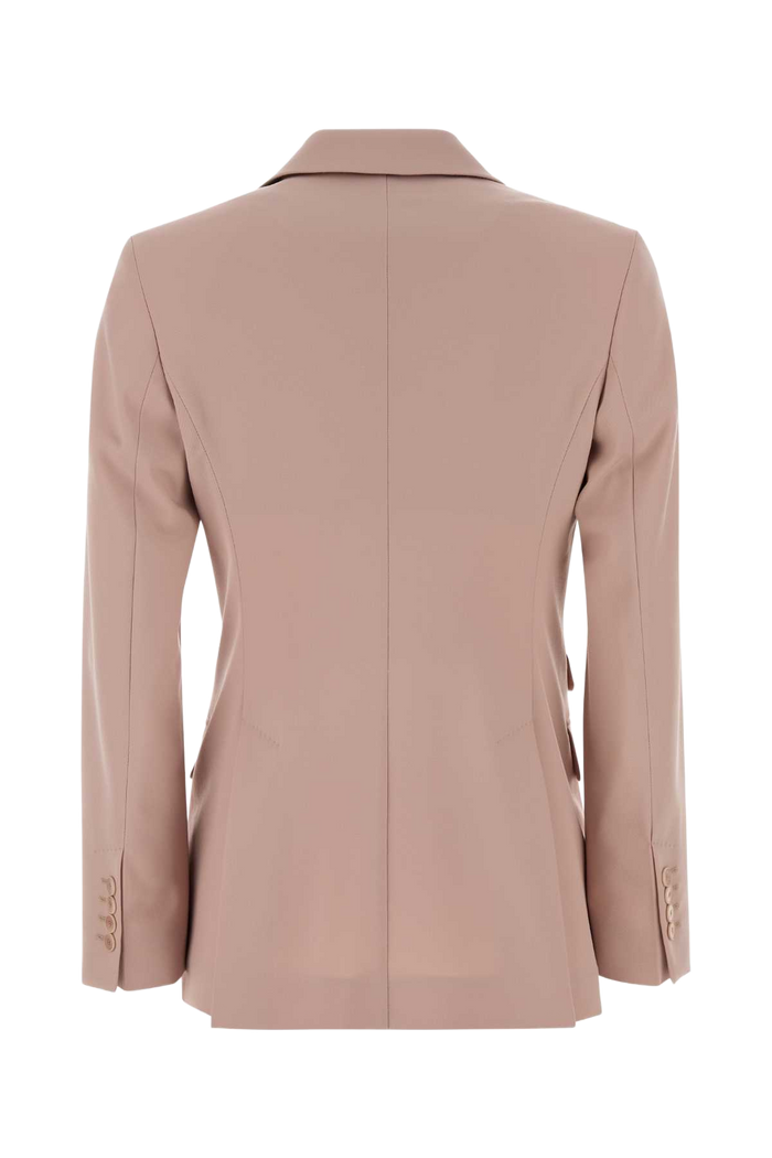 Pink Stretch Wool Egrege Blazer Rosa Giacche E Gilet