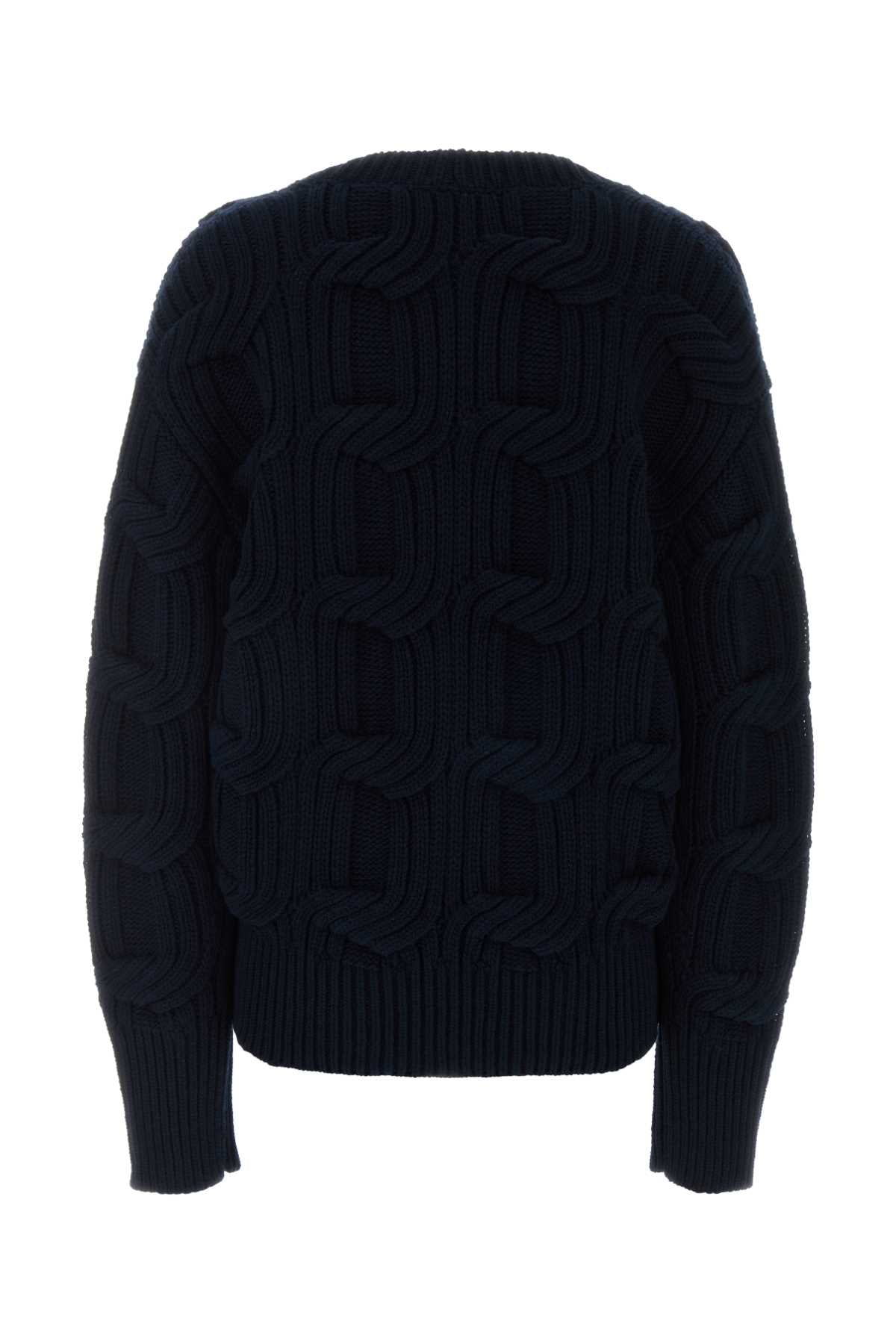Navy Exterior: Wool Maglieria