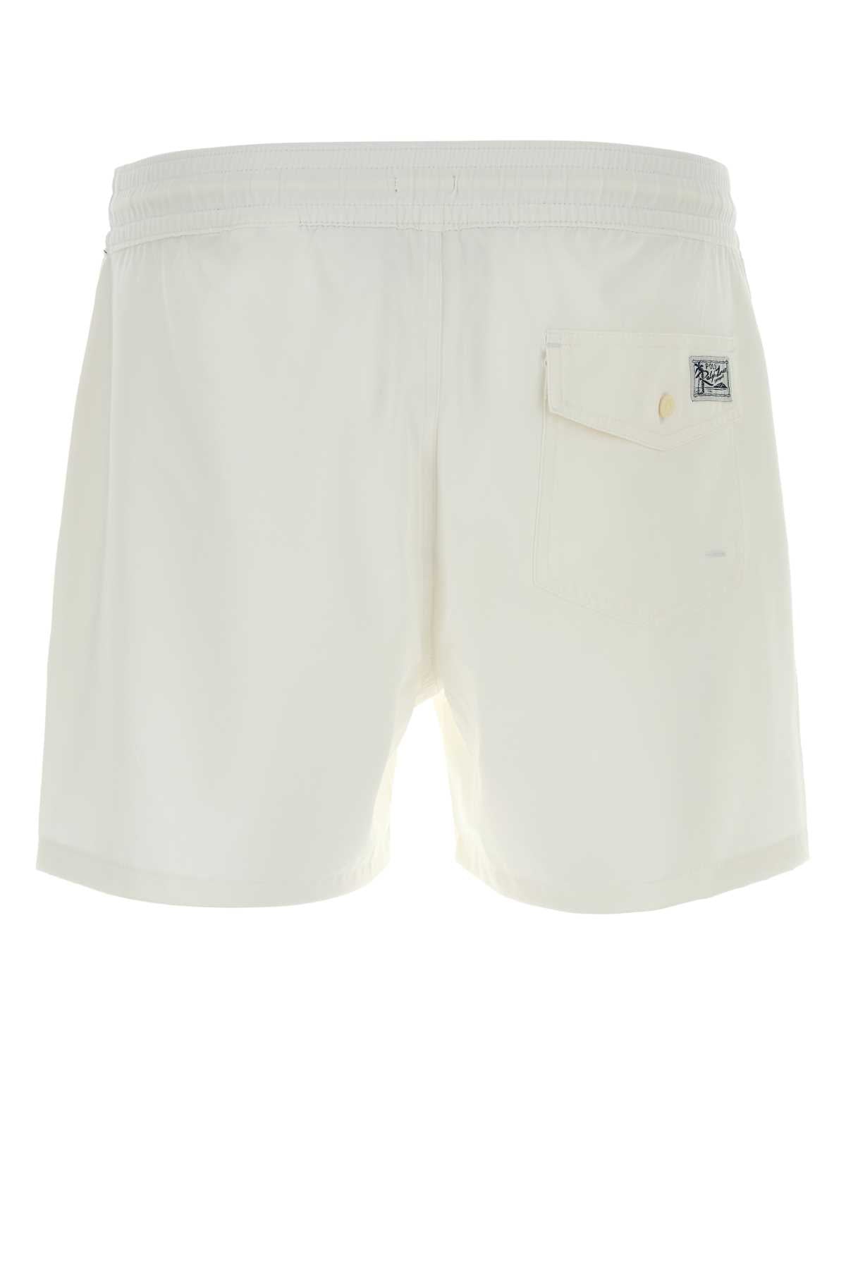 White Costumi Da Bagno