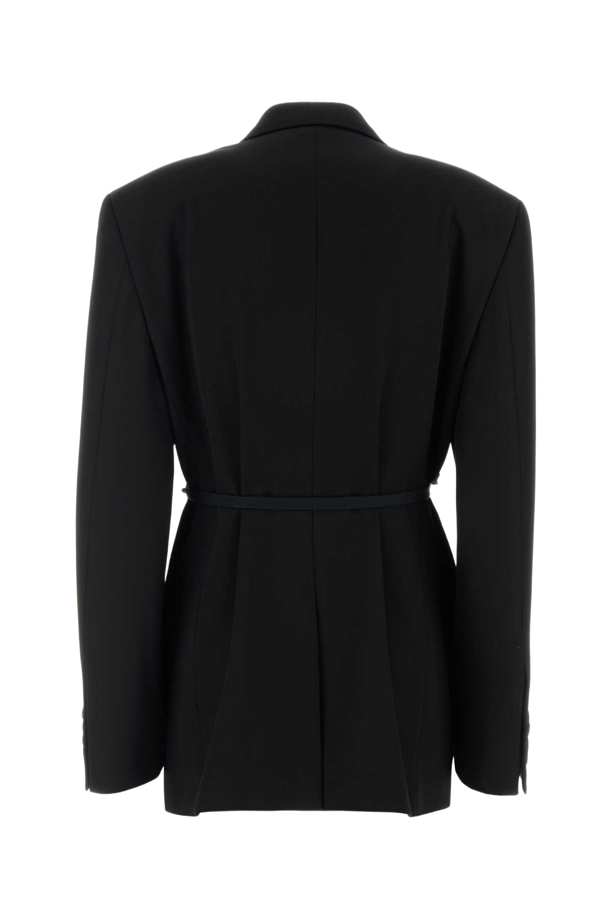Black Wool Oversize Blazer Giacche E Gilet