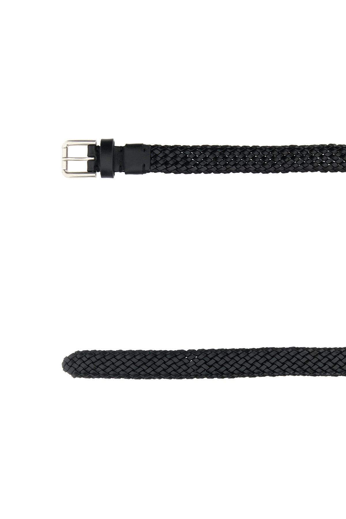 Black Leather Belt Nero Exterior: Cinture