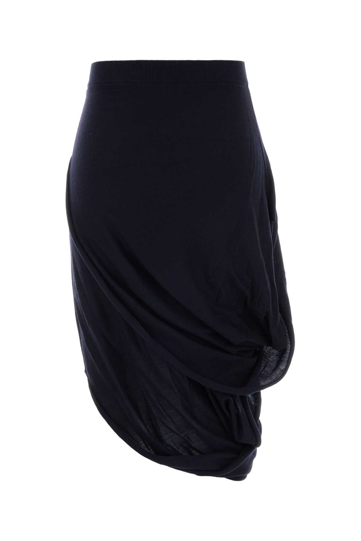 Dark Navy Exterior: Wool Nylon Gonne