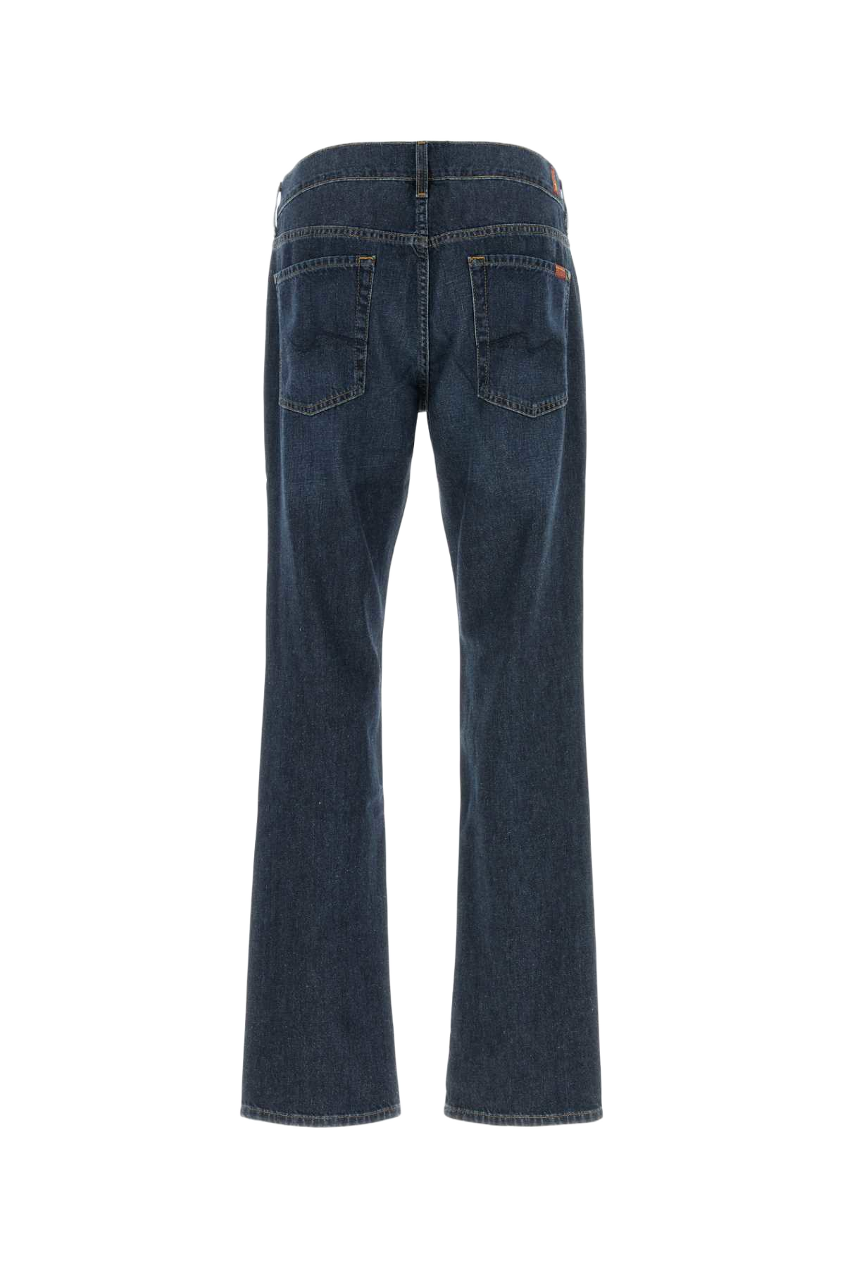 Denim The Straight Jeans Darkblue Exterior: Cotton Silk