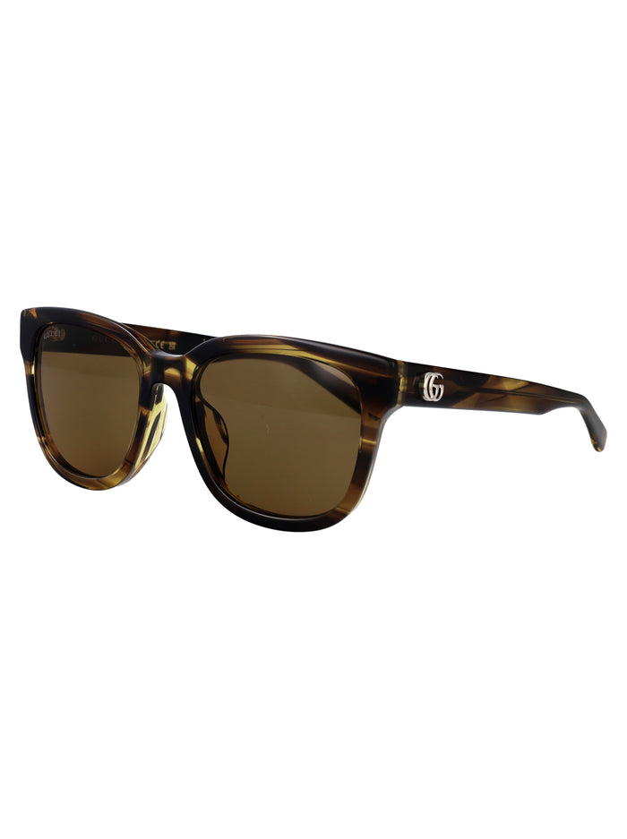 Gg2126sk 003 Havana-havana-brown Acetate Sunglasses