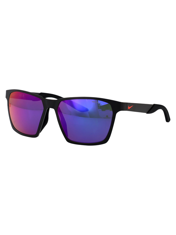 Nike Maverick Valor Matte Black / Infrared Mirror Metal Sunglasses