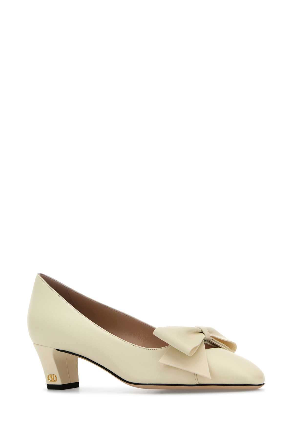 6w2s0lb5ddt 098 Ivory Scarpe Con Tacco