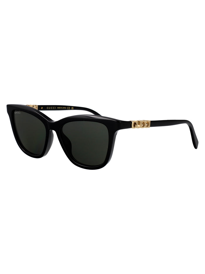 Gg2032s 001 Black-black-grey Acetate Sunglasses