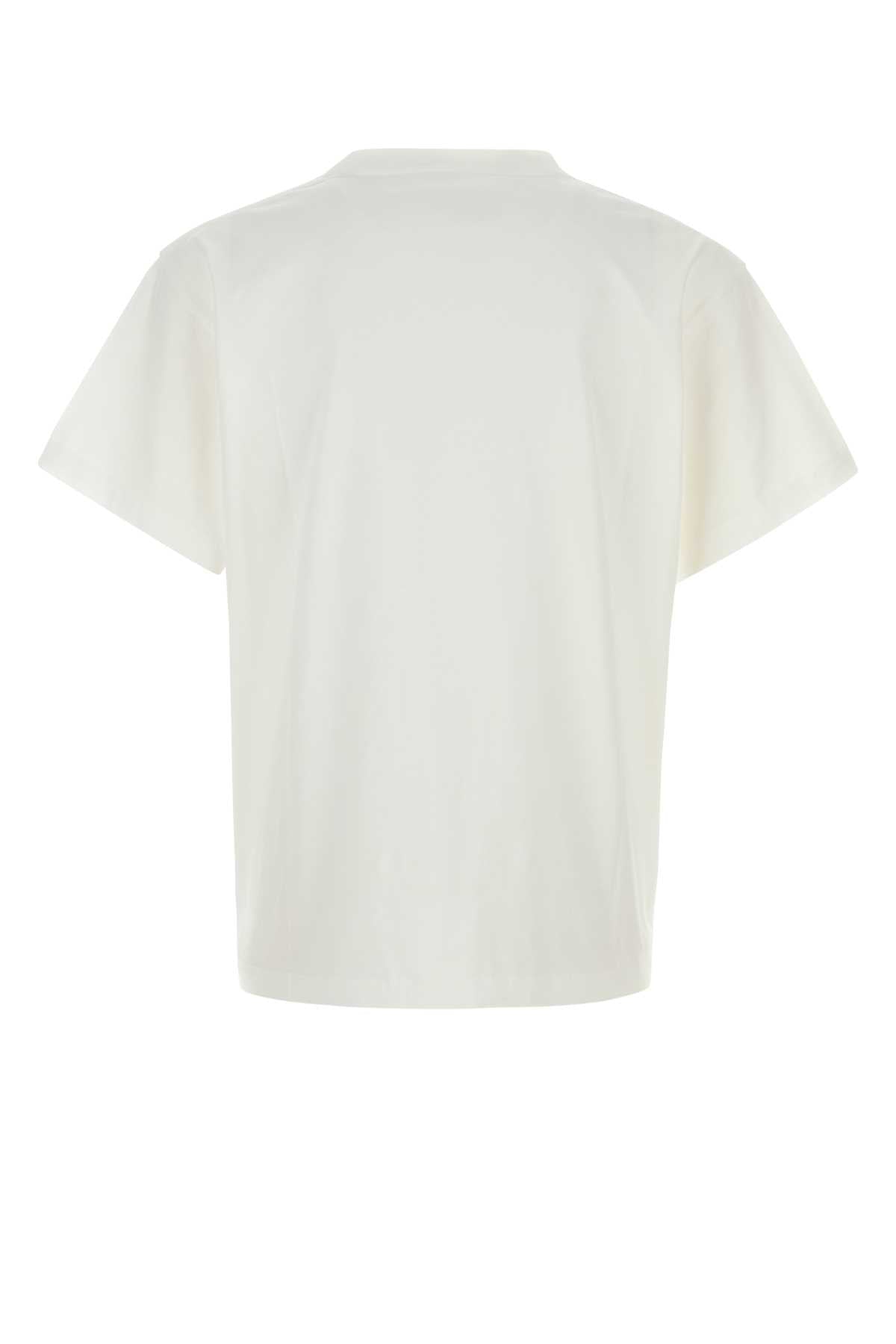 White Cotton T-Shirt Exterior
