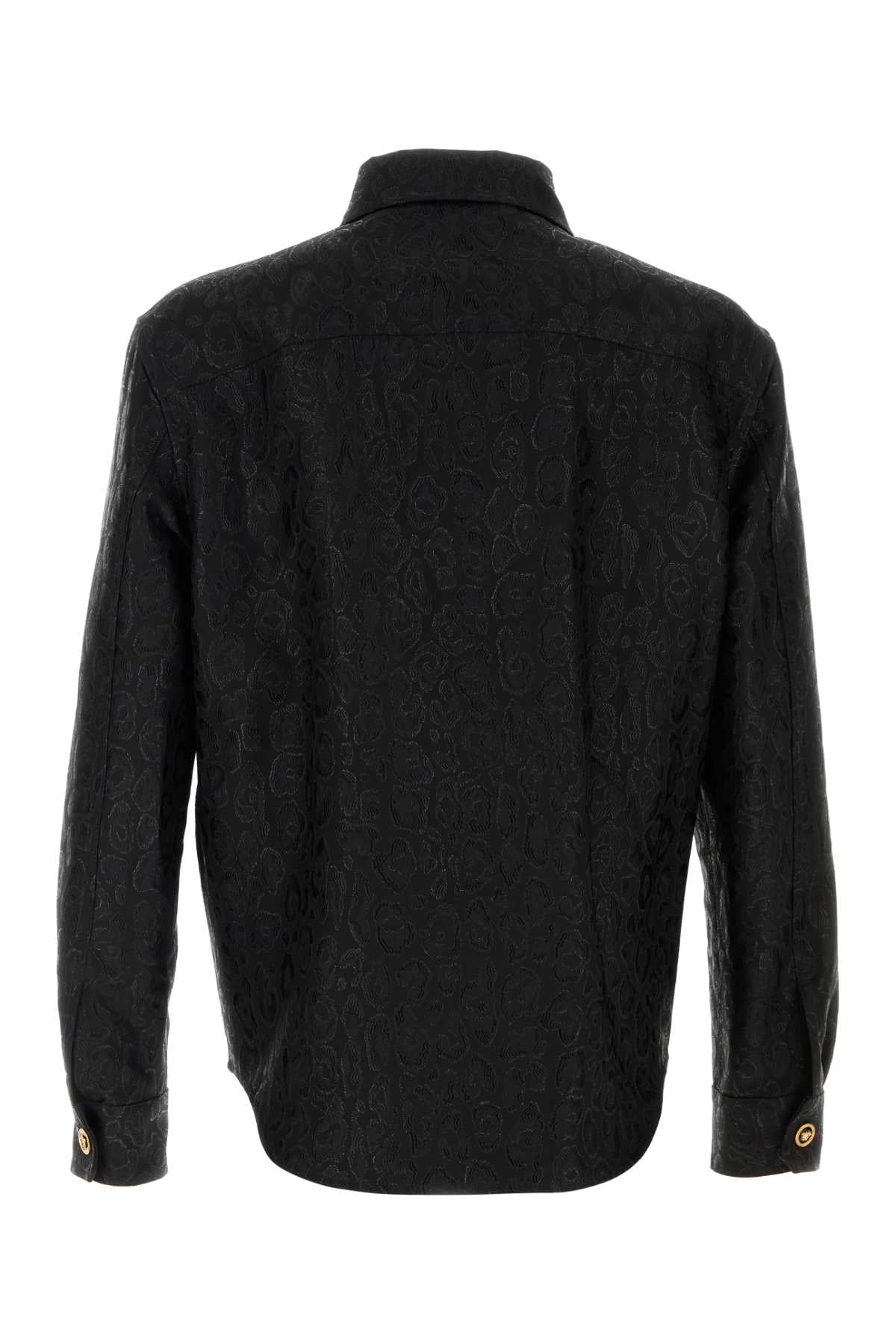 Black Jacquard Shirt 1.outer Fabric:nylon Camicie