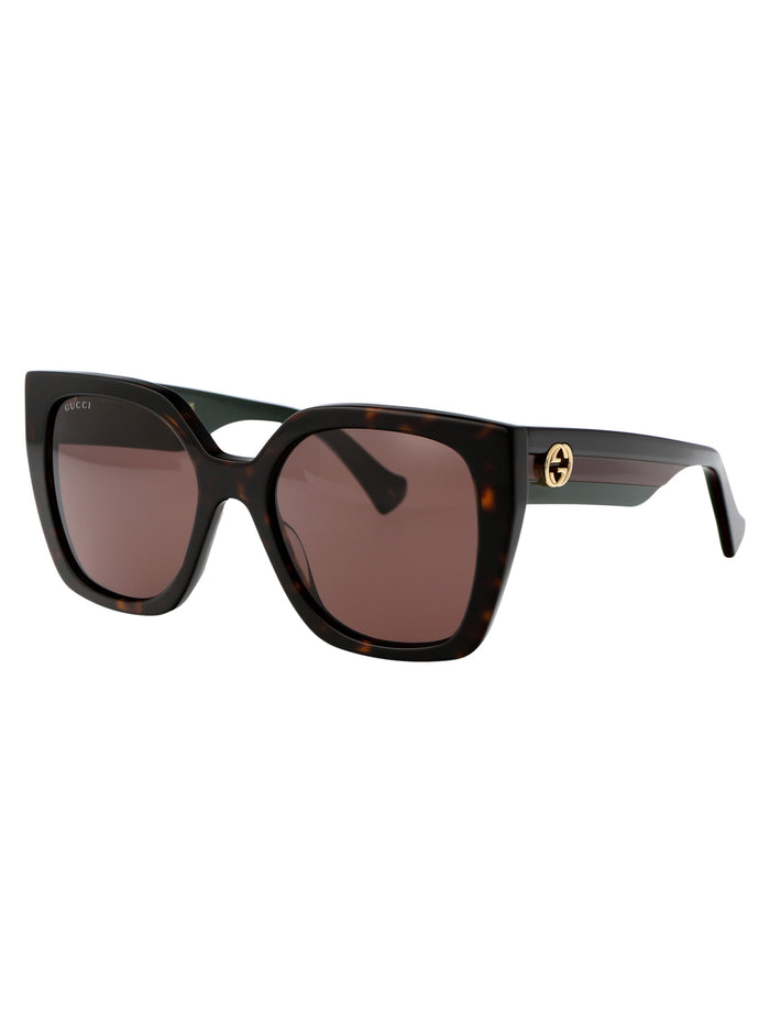 Gg1300s 002 Havana Brown Acetate Sunglasses