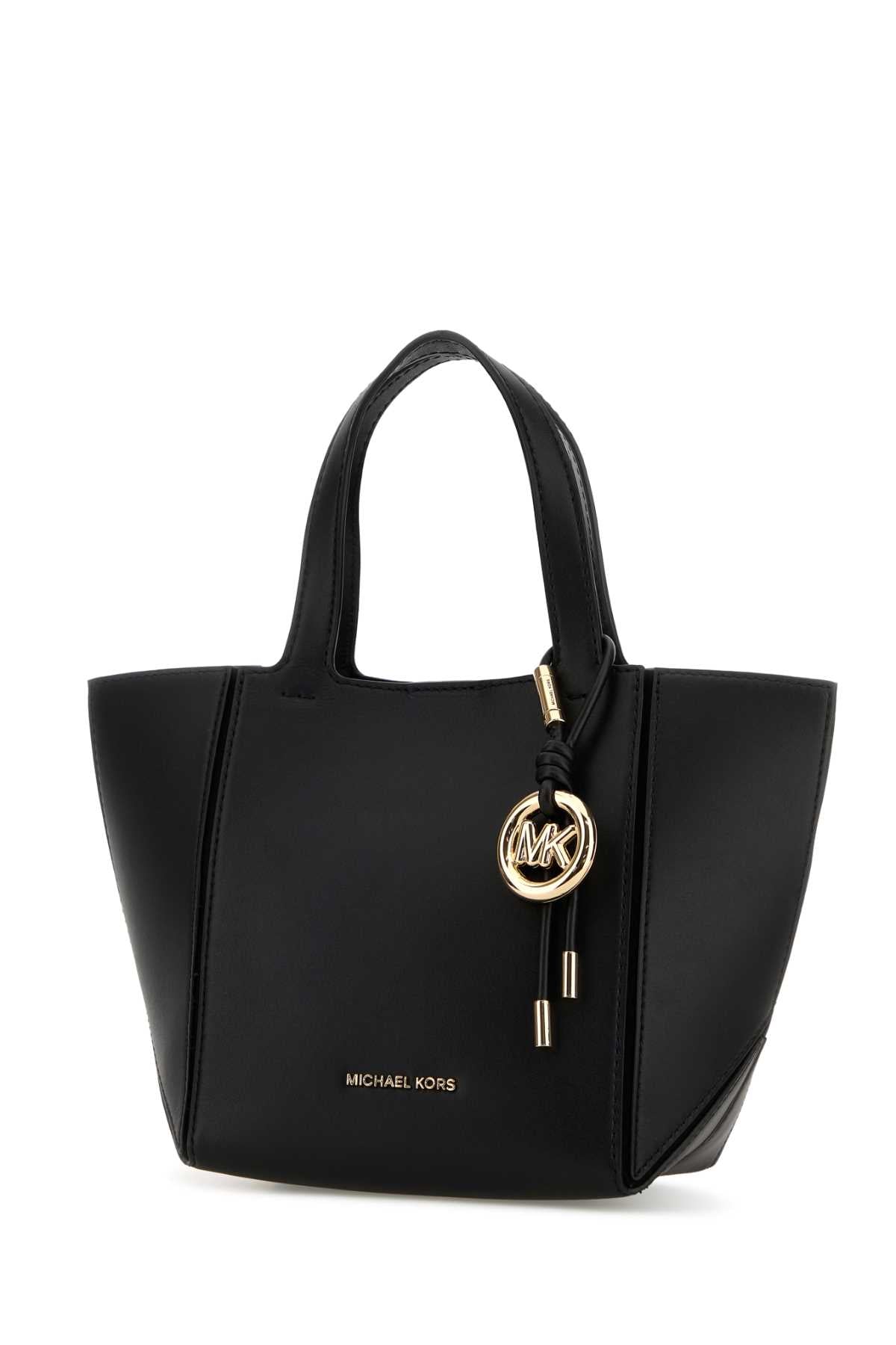Black Leather Jordi Handbag Cow Borse A Mano