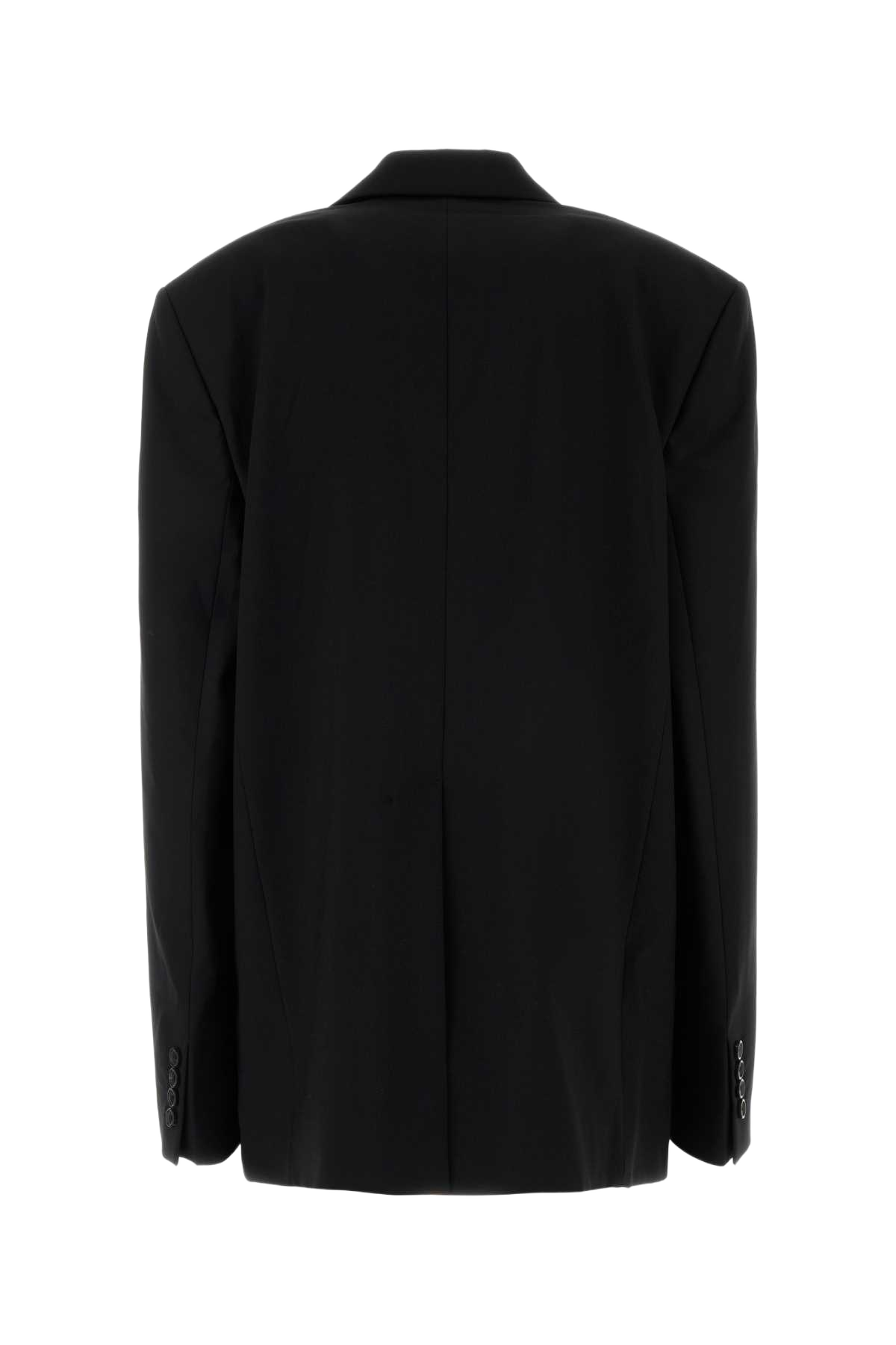 Black Stretch Jersey Oversize Blazer Giacche E Gilet