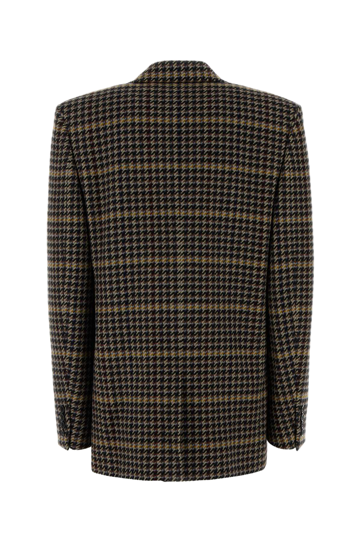 Embroidered Wool Blazer Multicolore Exterior: Lining: Silk Giacche E Gilet