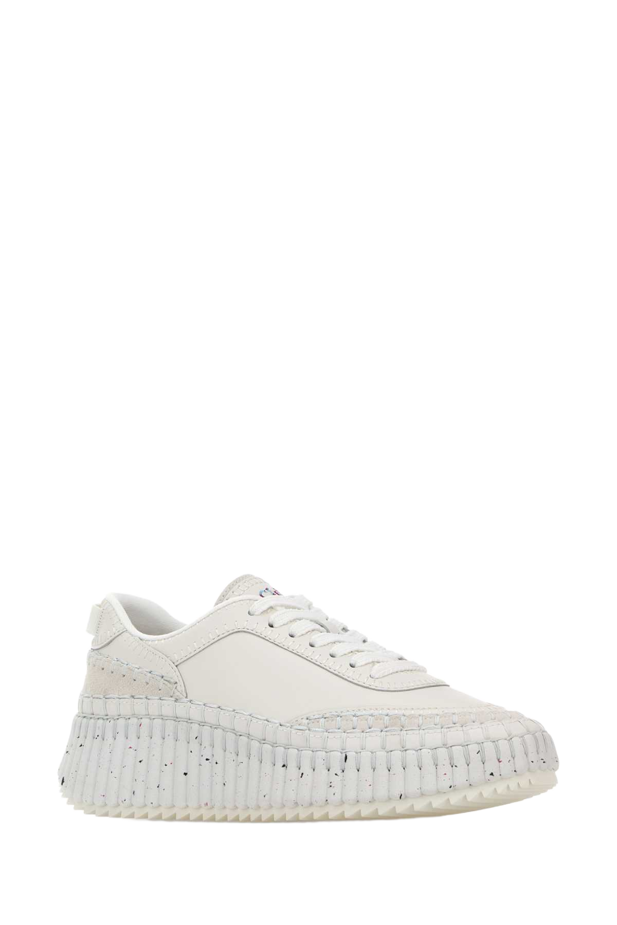 White Leather Nama Sneakers Brilliantwhite