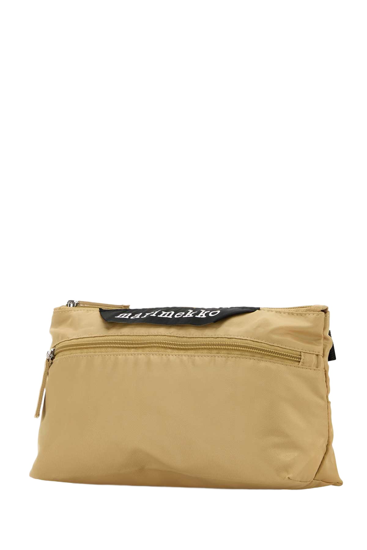 Beige Fabric Belt Bag Darkgreenblack Exterior: Polyester Marsupi