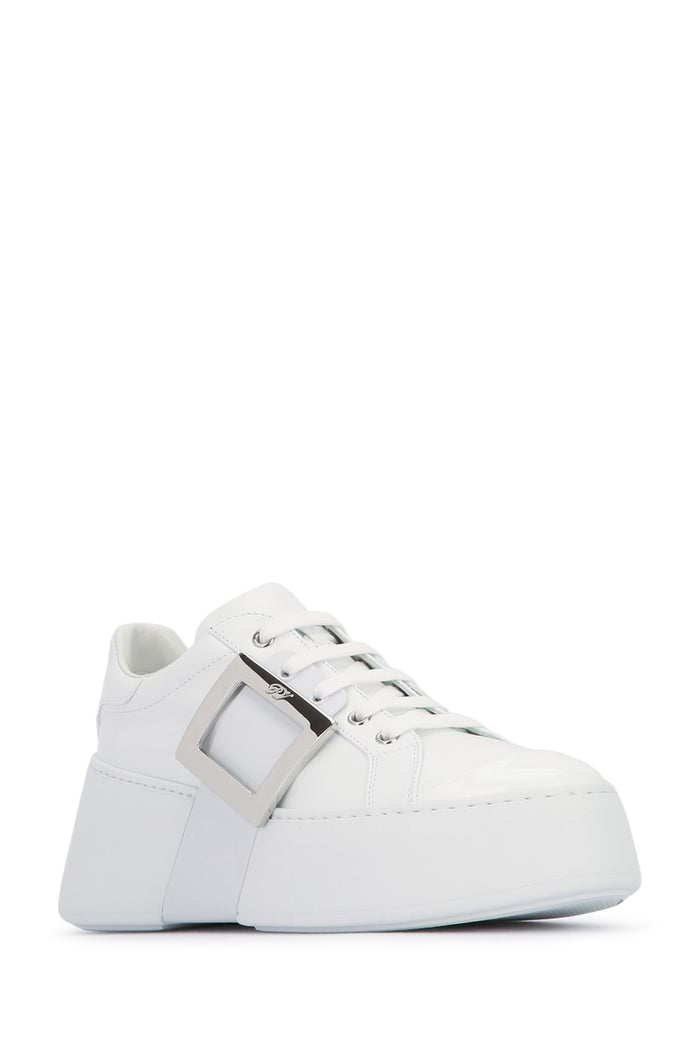Viv Skate High Abs Met Sneakers Bianco Calfskin Fgl