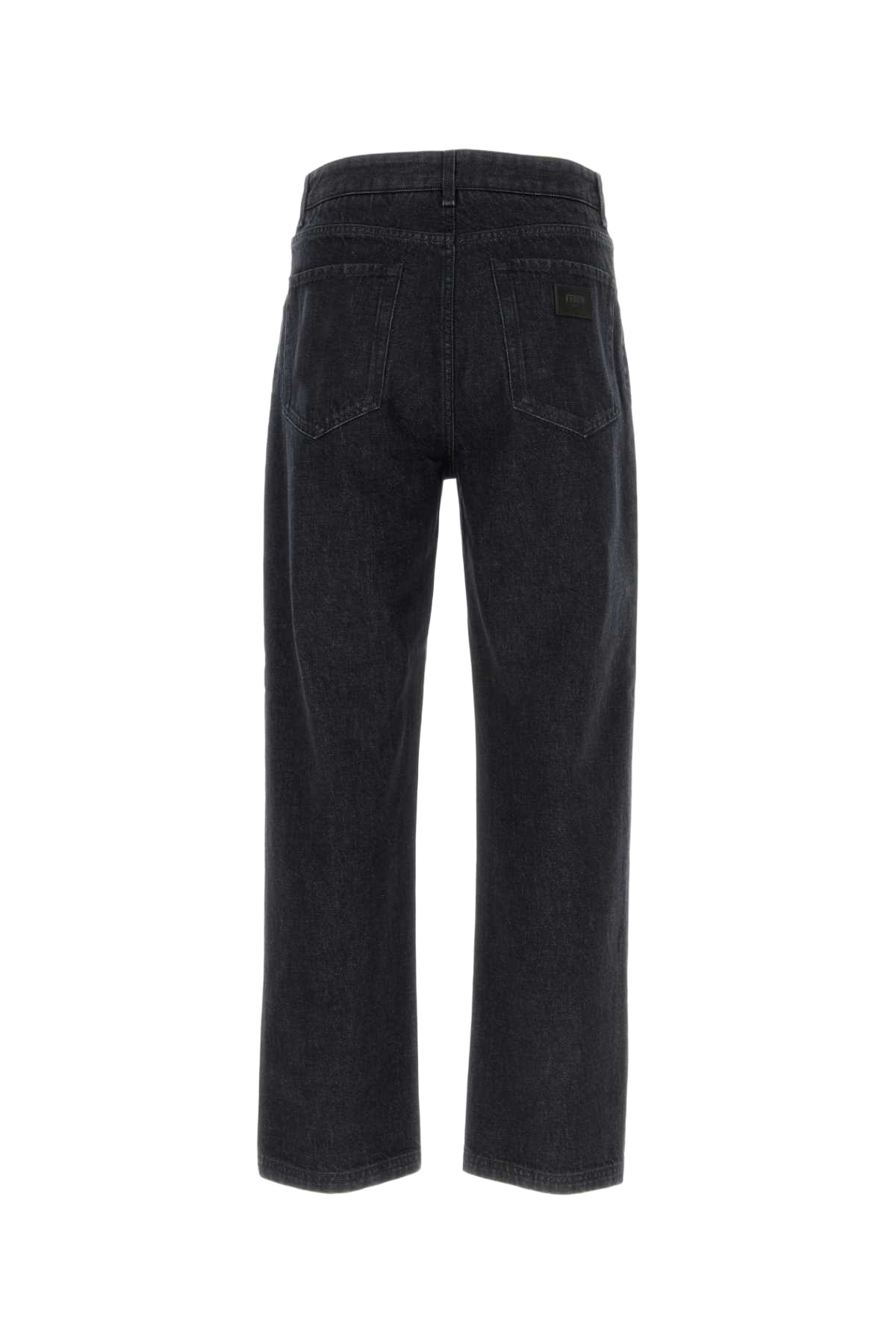 Black Denim Jeans Indigo Exterior: Cotton