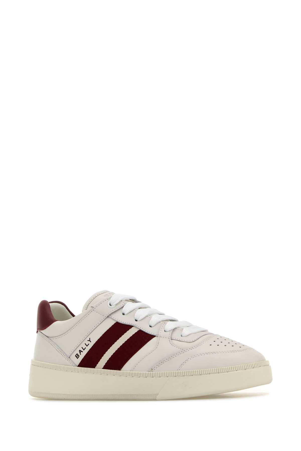 White Leather Rebby Sneakers Whiteballyred