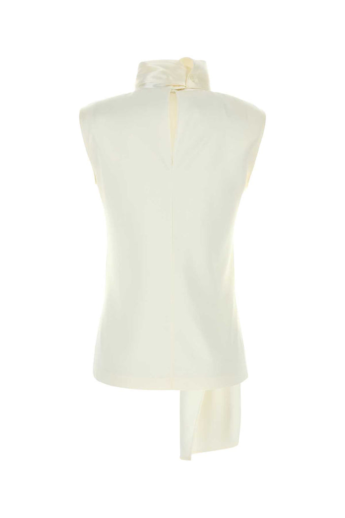 871259v6kr0 9000 White Exterior: Silk Elastane Maglie