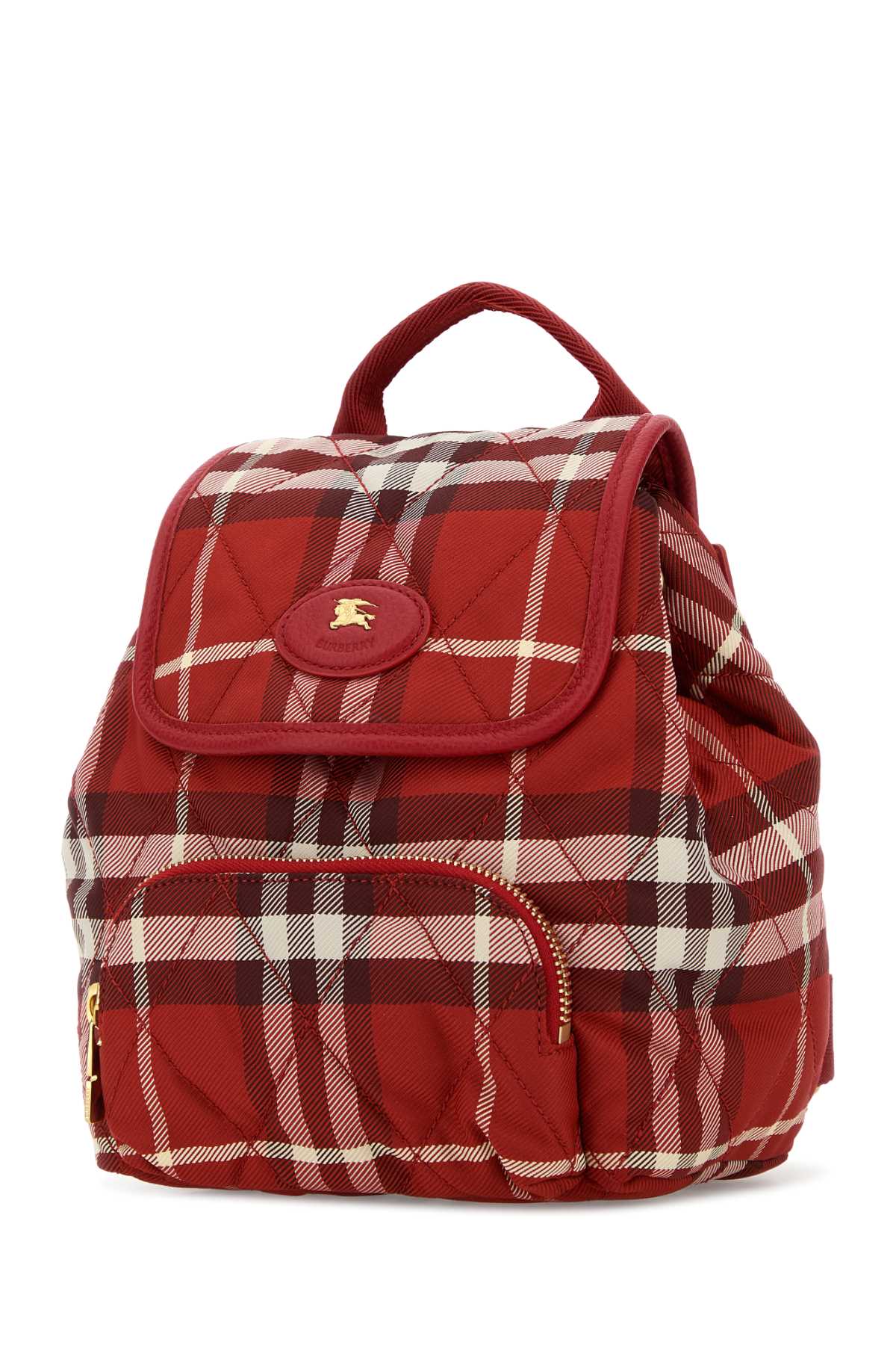 Embroidered Canvas Backpack Crayonredipcheck Polyamide (nylon) Borse A Mano