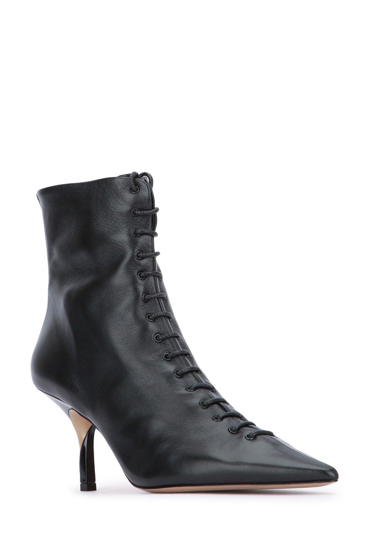 Les Bottines Tourni Lacet Black Stivali