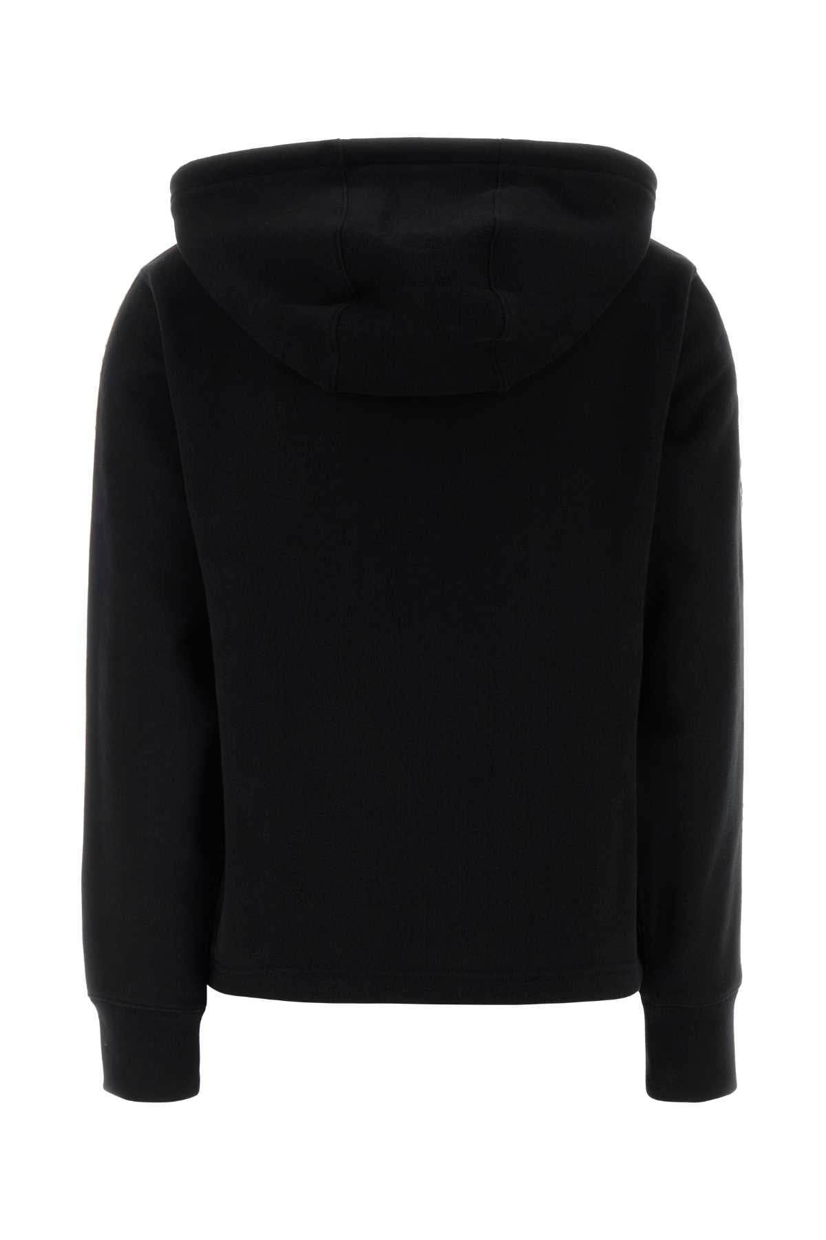 Black Cotton Felpe