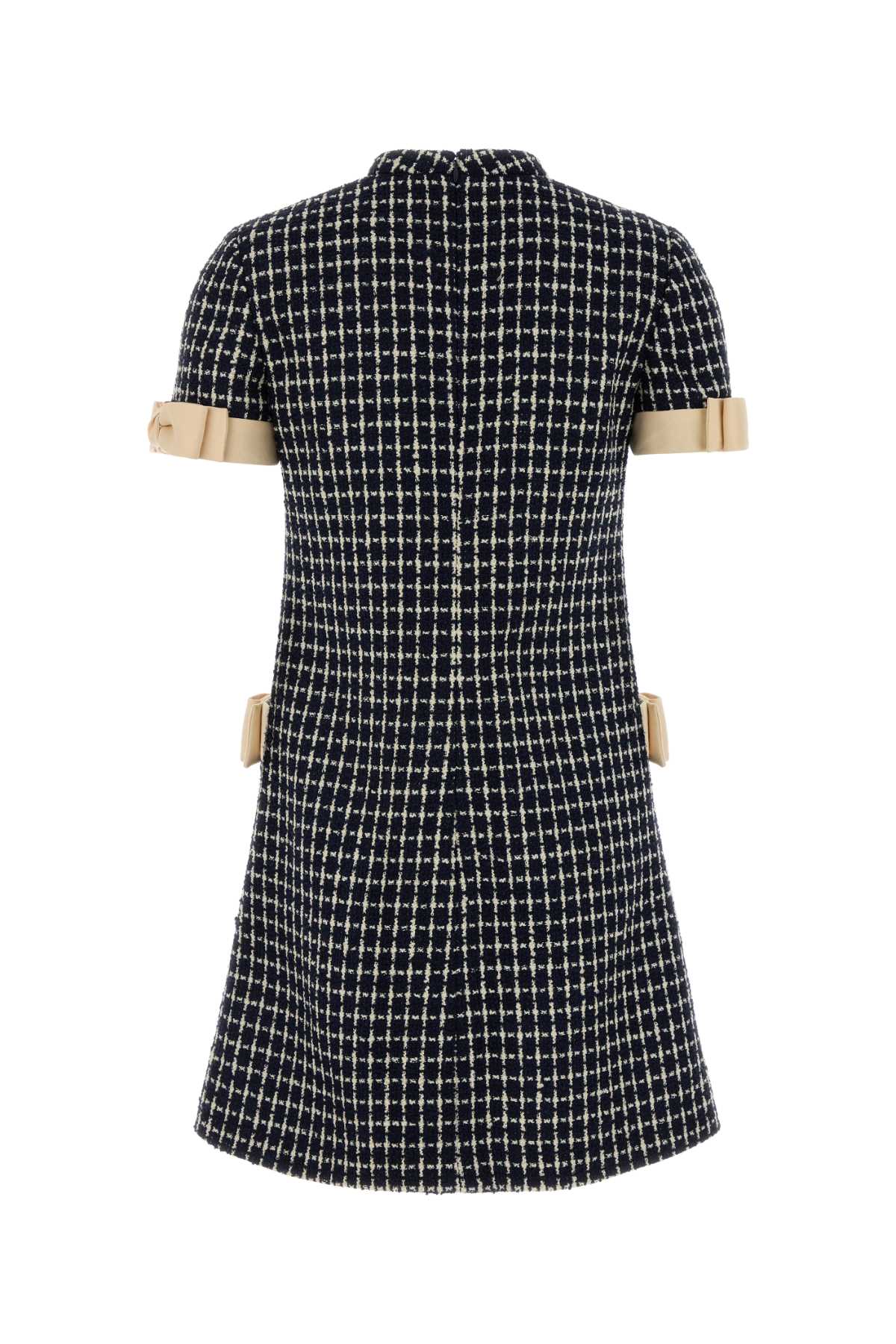 Embroidered Tweed Mini Dress 671 Abiti