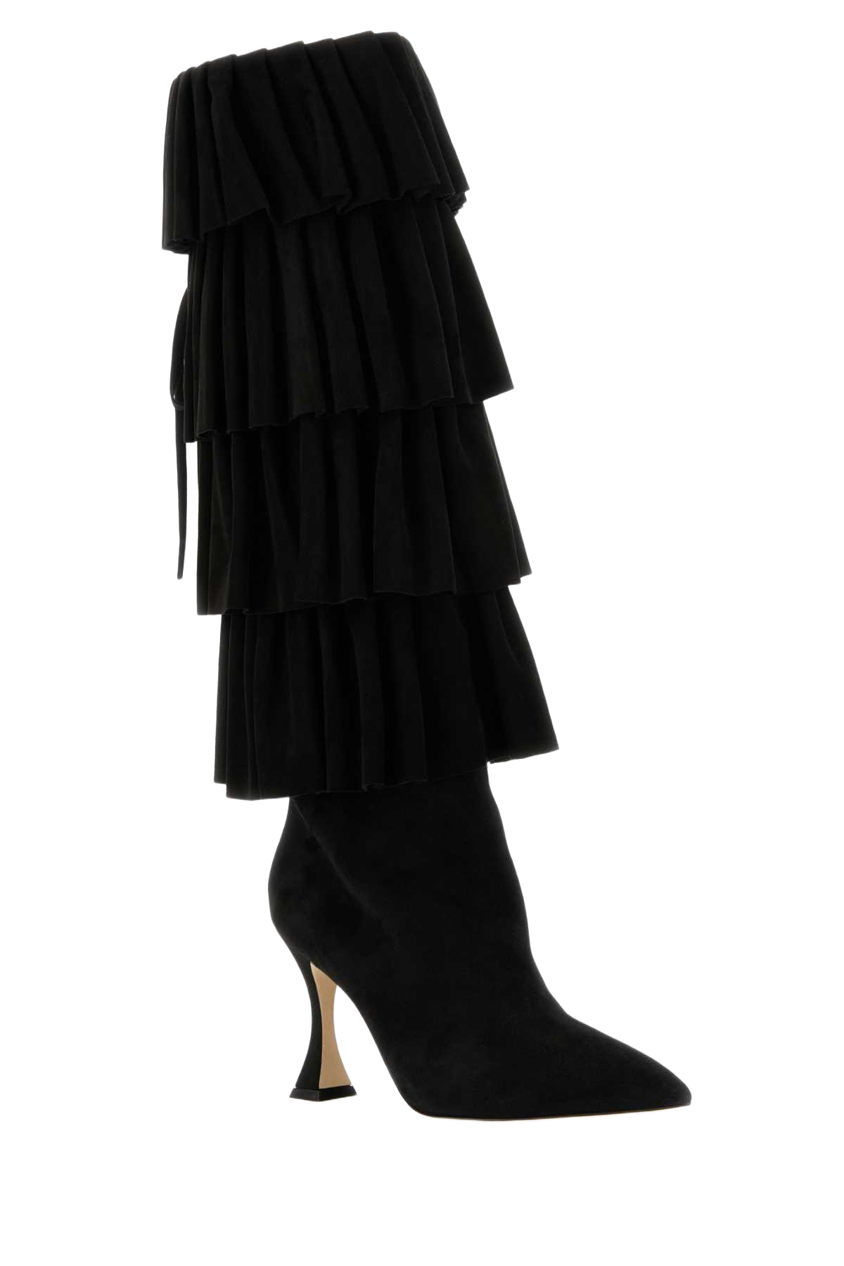 Black Suede Miralone Boots Blck Stivali