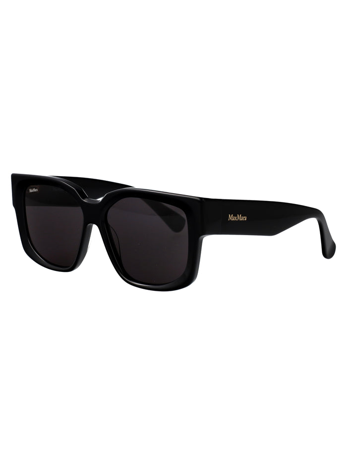 Mm0145 01a Nero Lucido / Fumo Acetate Sunglasses