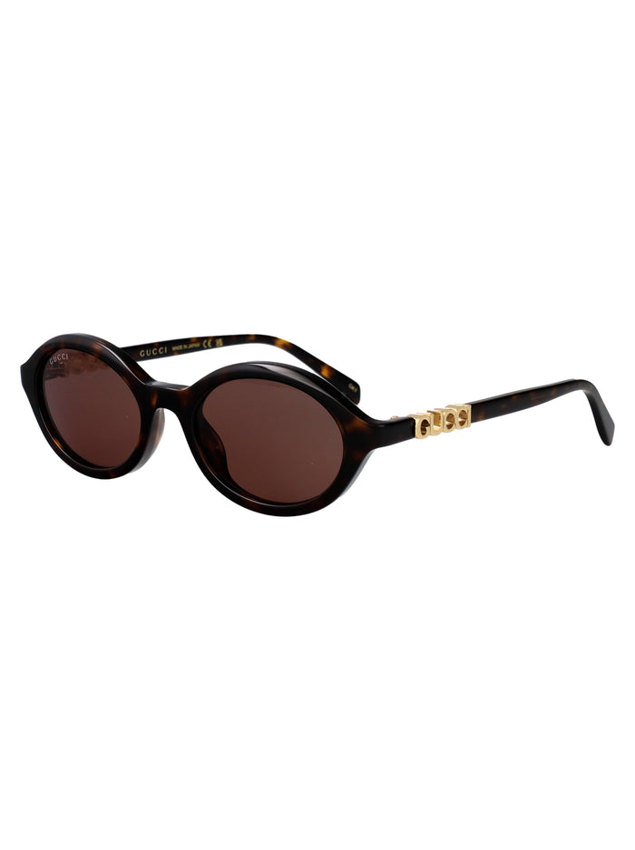 Gg2153s 002 Havana-havana-brown Acetate Sunglasses