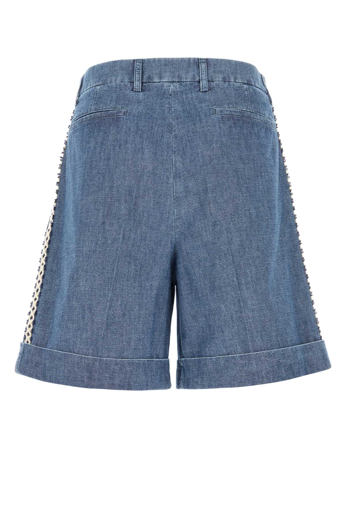 Denim Bermuda Shorts Mediumbluedenim Cotton