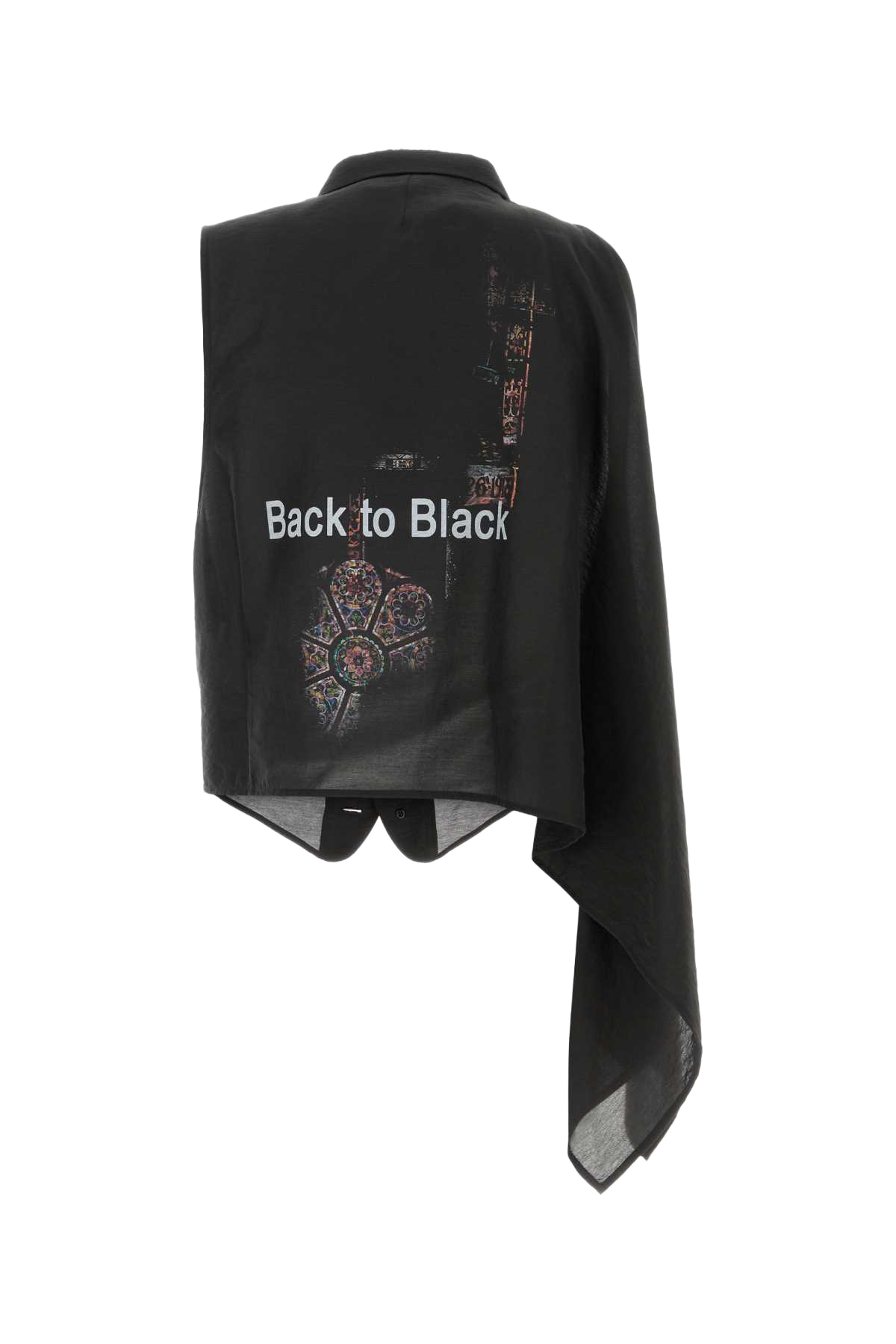 Black Jersey Vest Exterior: Rayon Nylon Cupro Giacche E Gilet