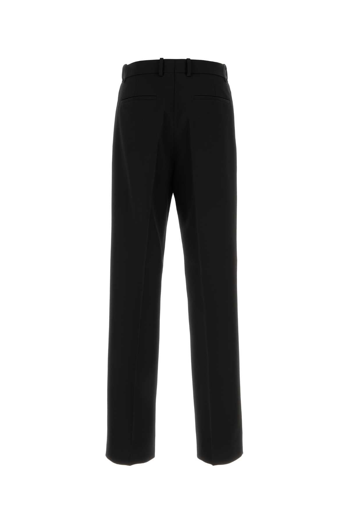 Black Gabardine Pant Pantaloni